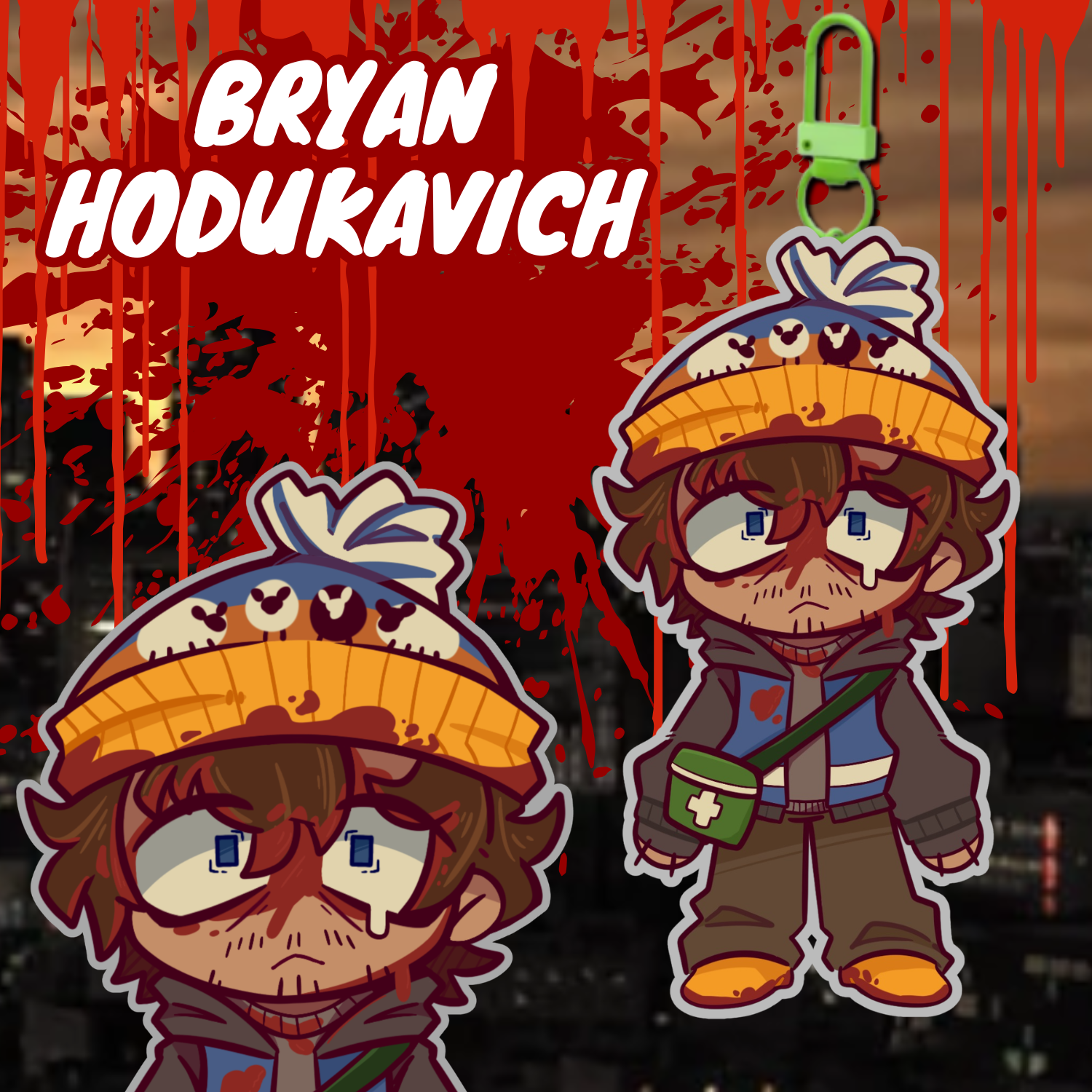 Bryan Hodukavich Keychain [Traumatized]