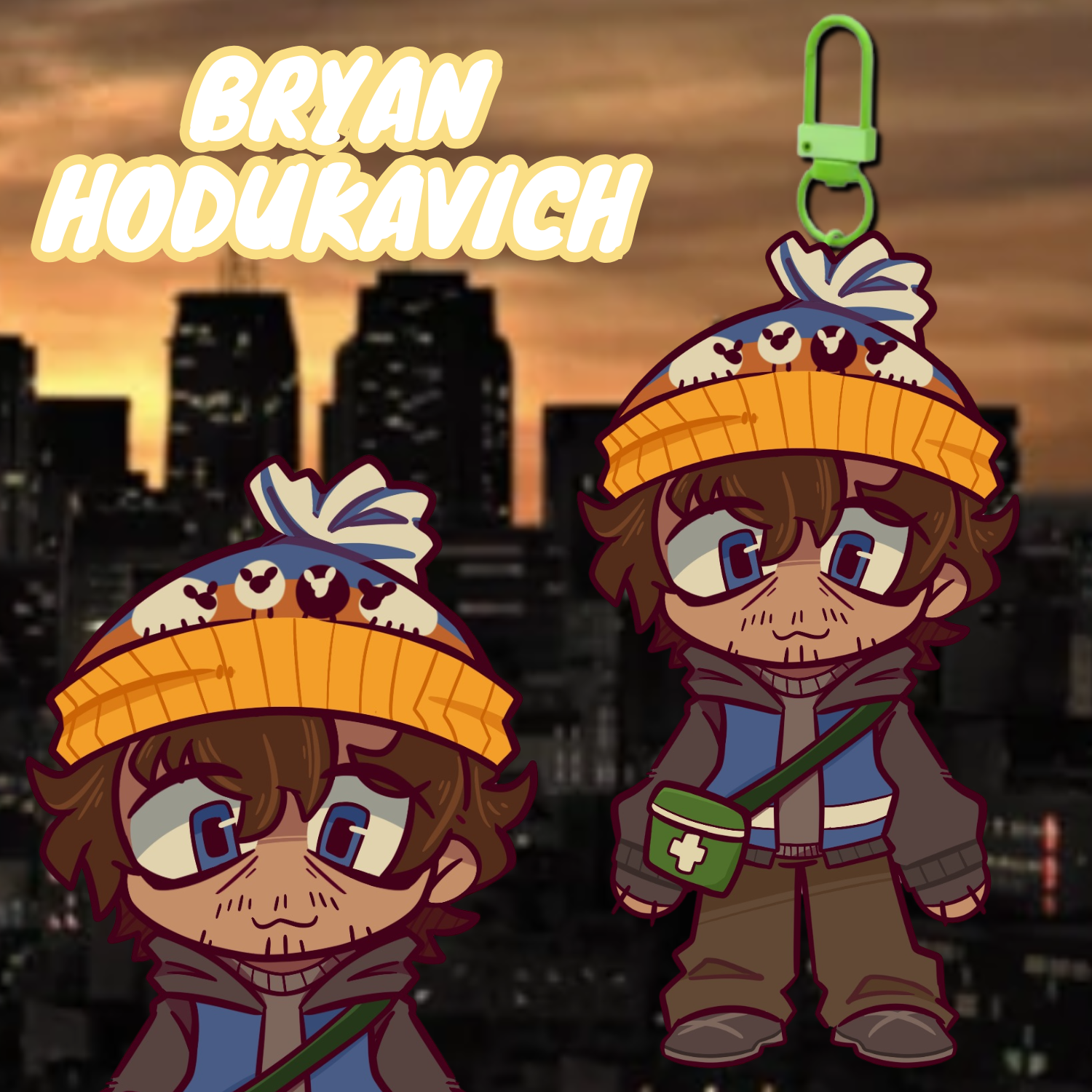 Bryan Hodukavich Keychain
