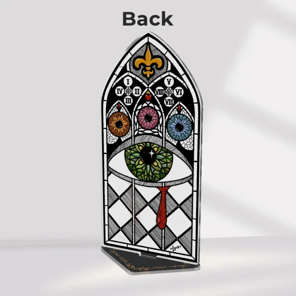 Church window IWTV Glass stained eyes TVL Acrylic Stande