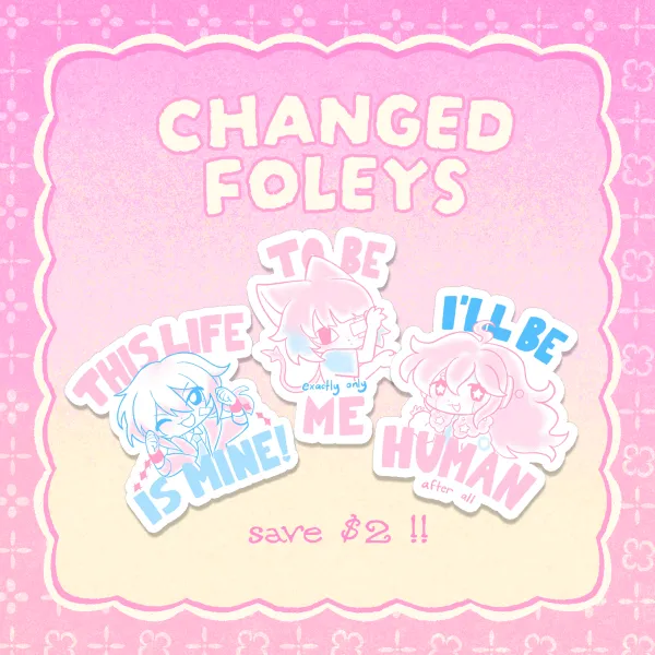 Changed Foleys 💙🩷🤍🩷💙