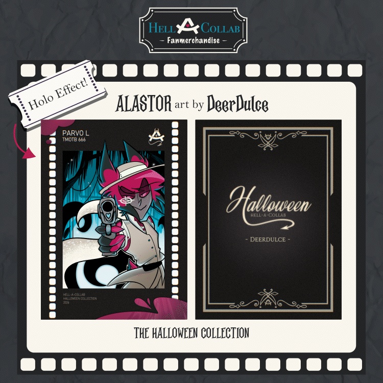 Alastor – Card – Hellacollab Halloween Collection