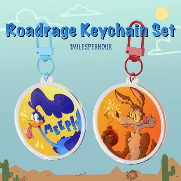 Roadrage Keychain Set