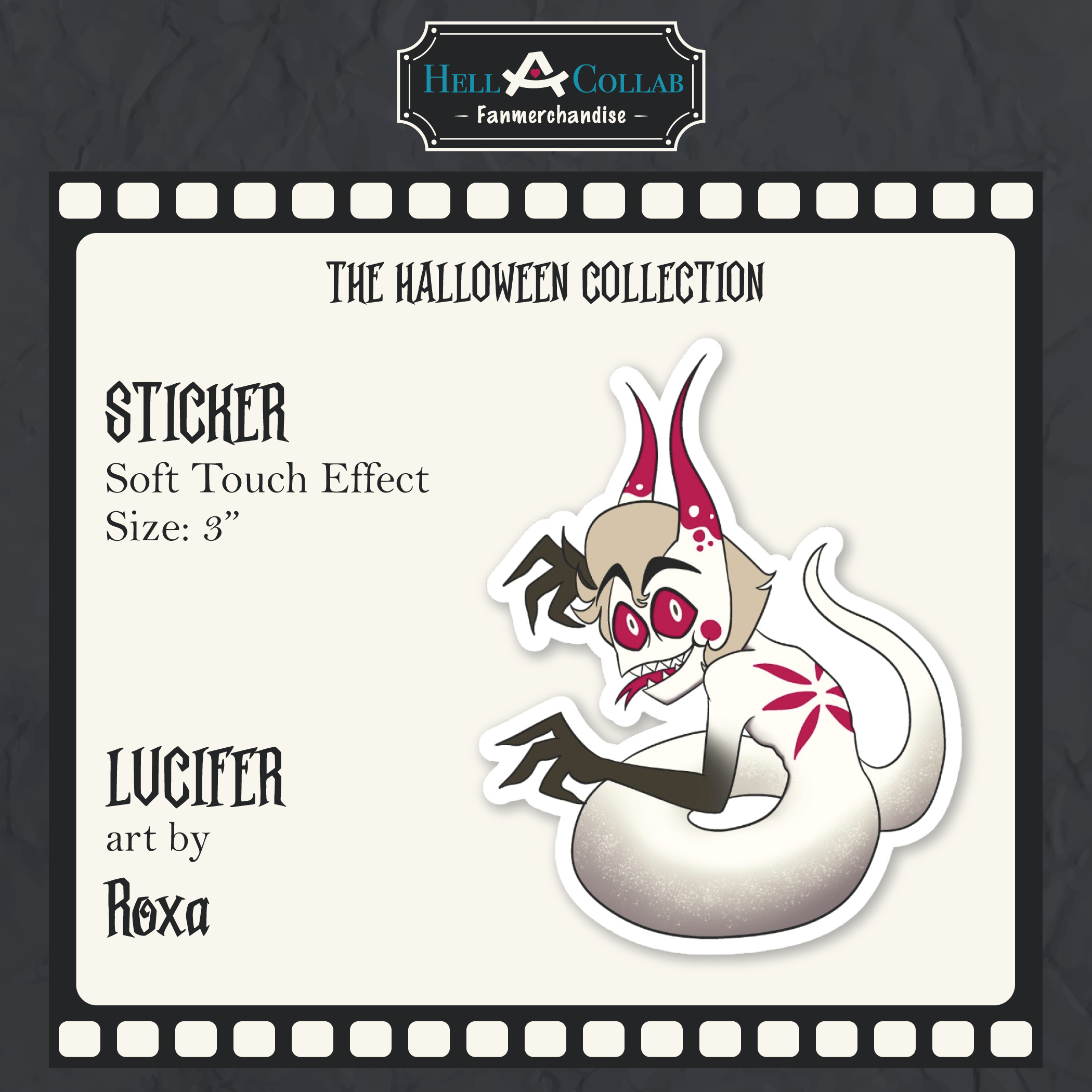 Lucifer Spooky Sticker – Hellacollab