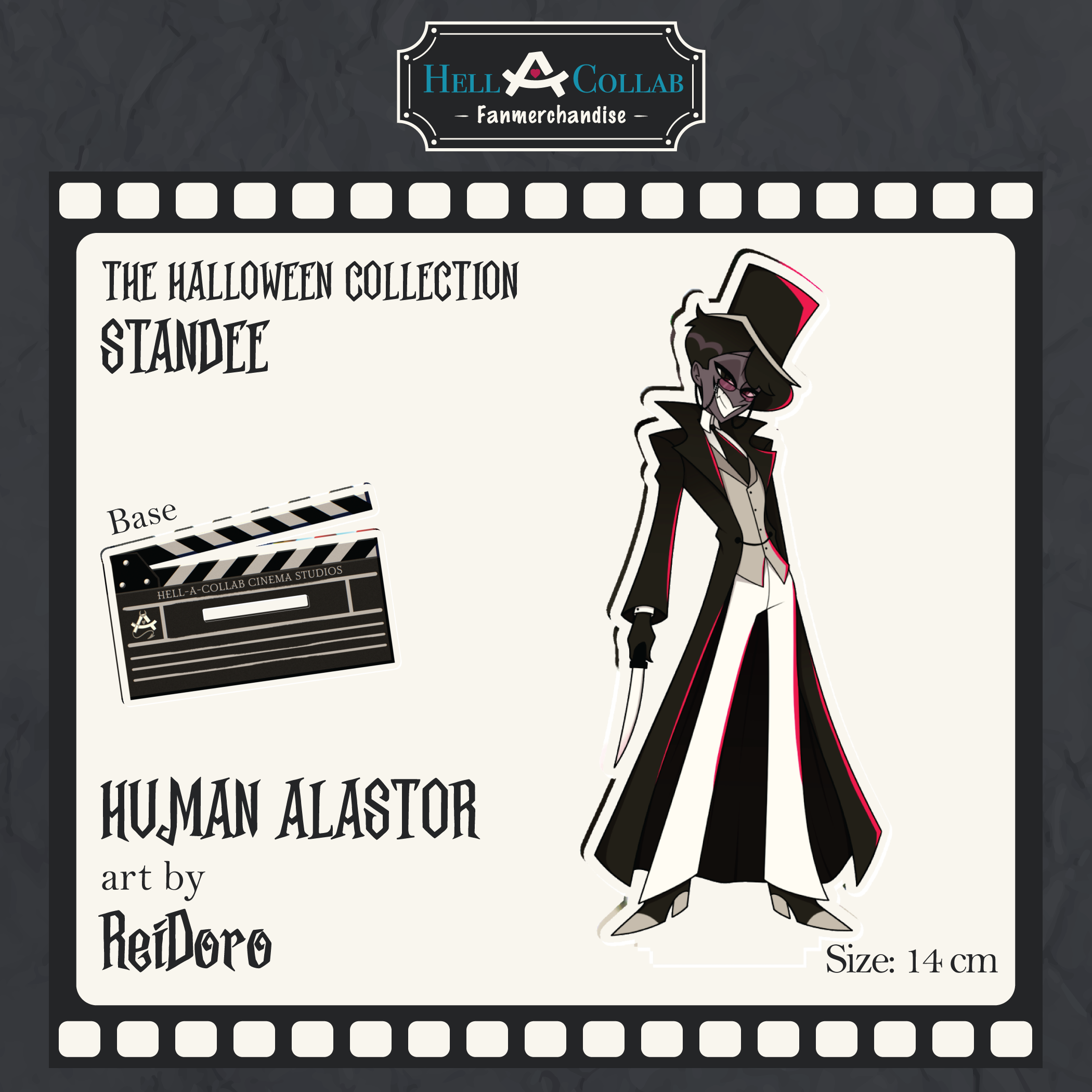 [HH] Human Alastor Standee • Hellacollab Halloween Collection