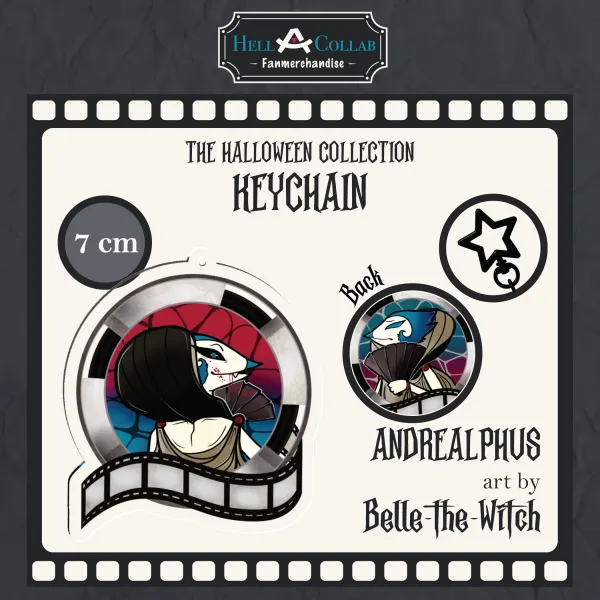 Andrealphus || Acrylic Keychain|| Hellacollab Halloween Collection