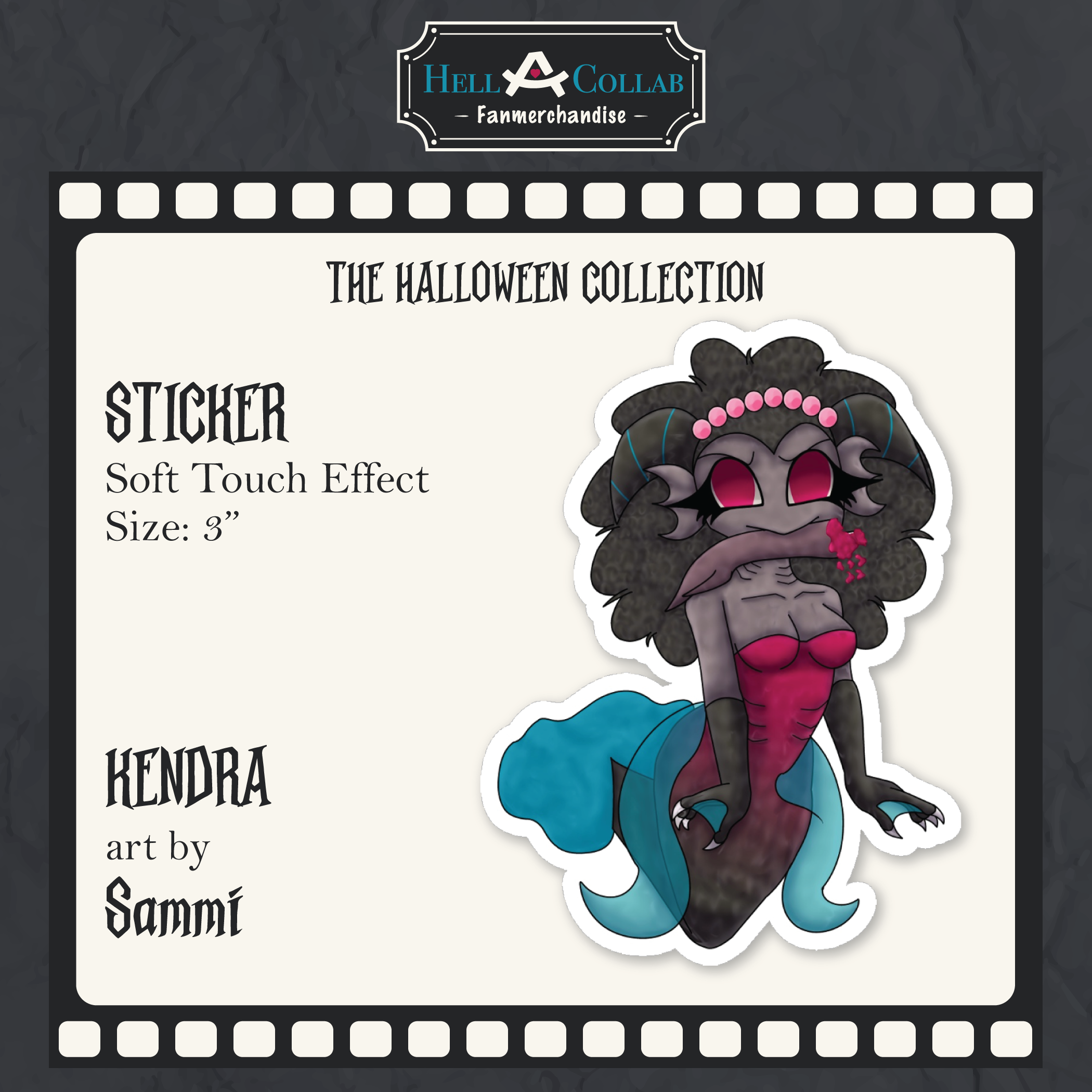 Kendra Sticker Hellacollab Halloween
