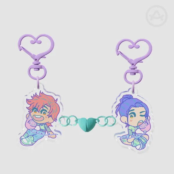 Sylvix Mosi Mosi || Purple Keyring