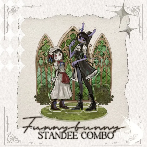 Funnybunny - Walled Garden |  Triple Insert Standee