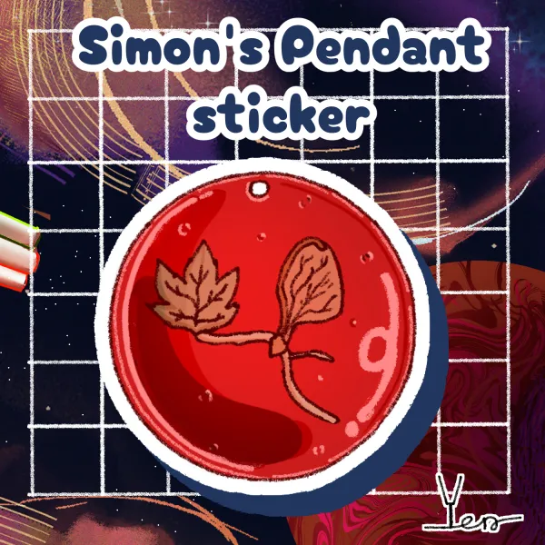 [Iron Lung] Simon's Pendant sticker