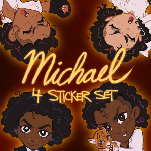 Michael Eras Chibi Sticker Set