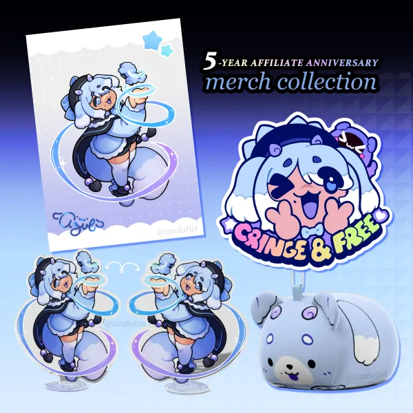 Azul Vtuber Debut Collection