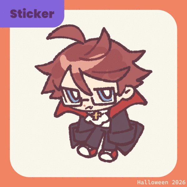 Vampire Adam Sticker