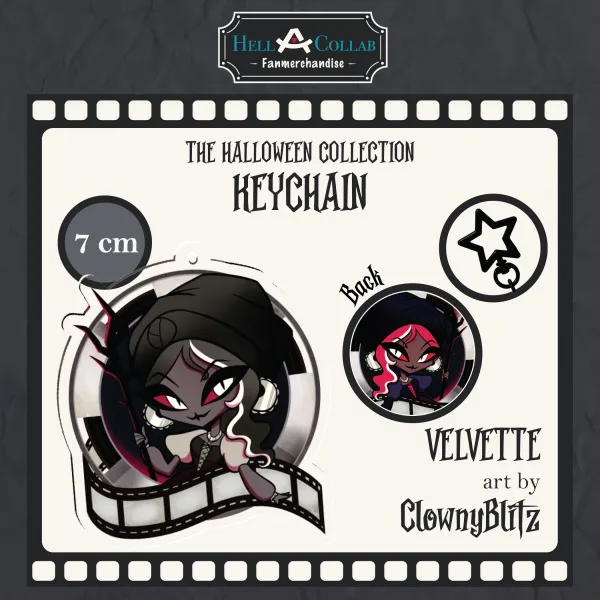 Velvette // Keychain // Hellacollab Halloween Collection