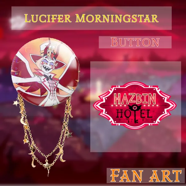 Lucifer Badge With Chains