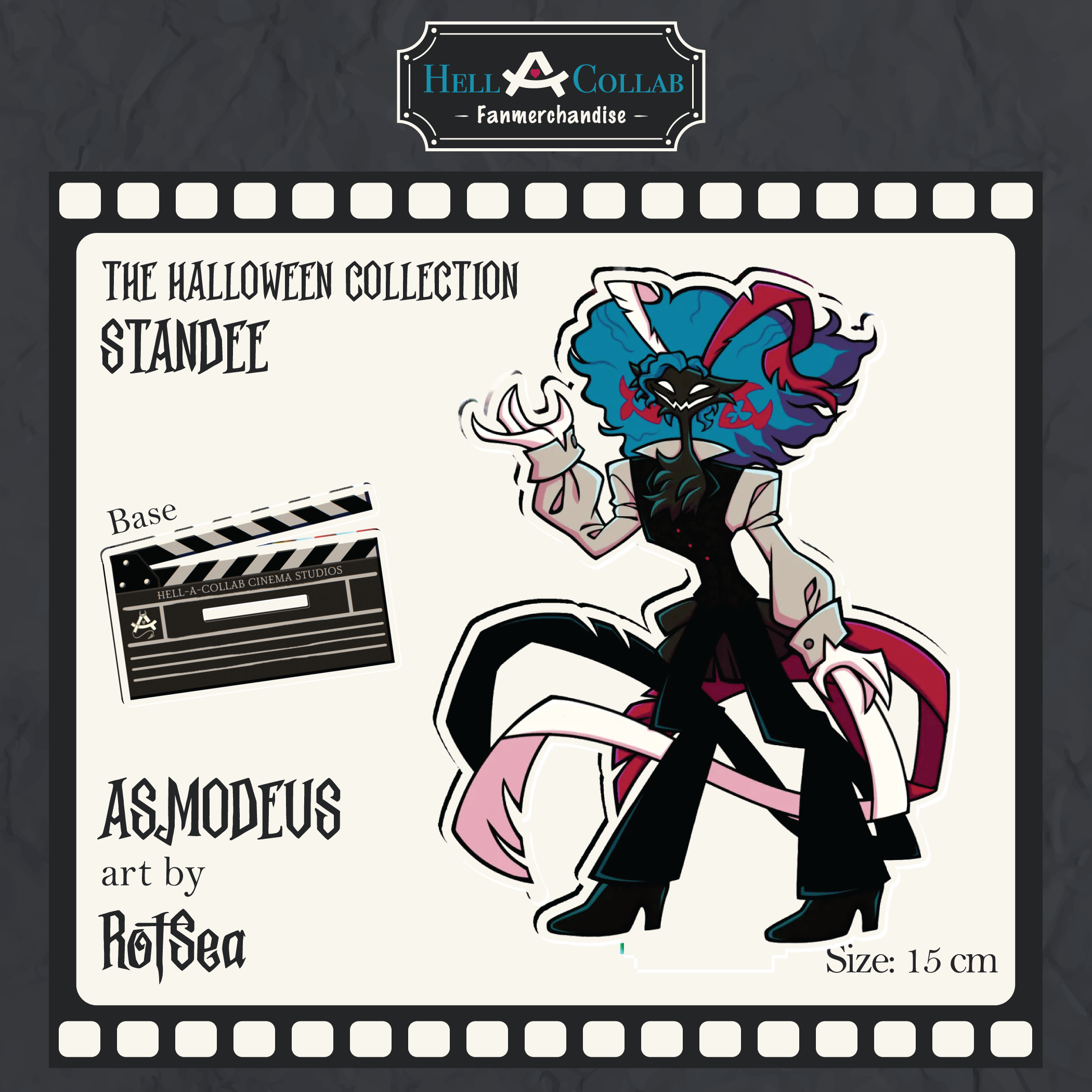 Asmodeus | Clear Acrylic Standees | Hellacollab Halloween Collection
