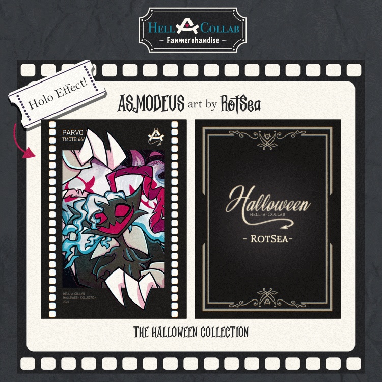Asmodeus | Holographic Photocards | Hellacollab Halloween Collection