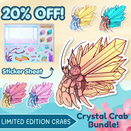 Crystal Crab Bundle! - 20% OFF (limited time)