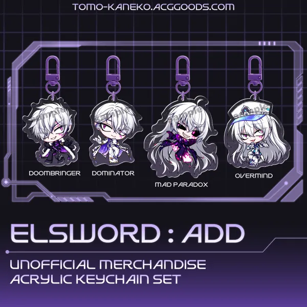✧. Add Acrylic Keychain Set ☾