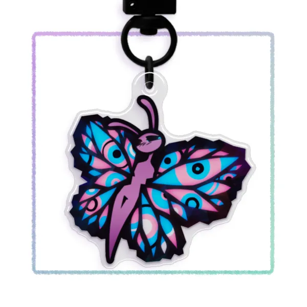 "Caterpillar" (Chibi) | Epoxy Keychain