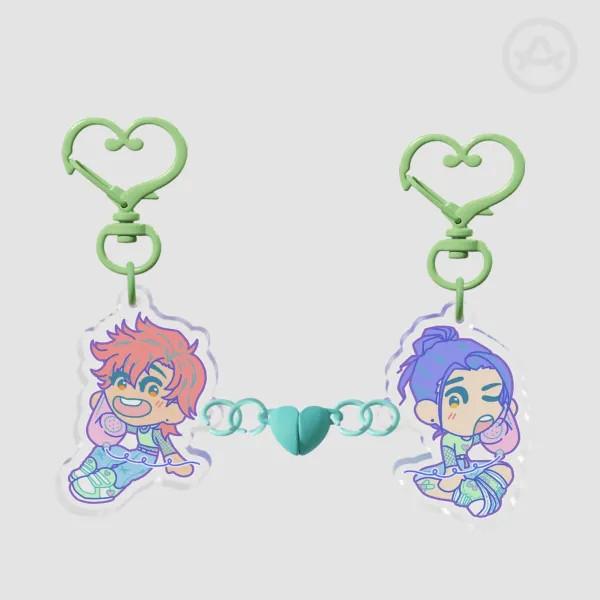 Sylvix Mosi Mosi || Green Keyring