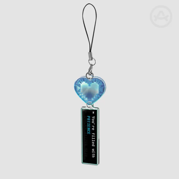 🩵[*You are filled with PATIENCE] Epoxy Acrylic Phone Charms
