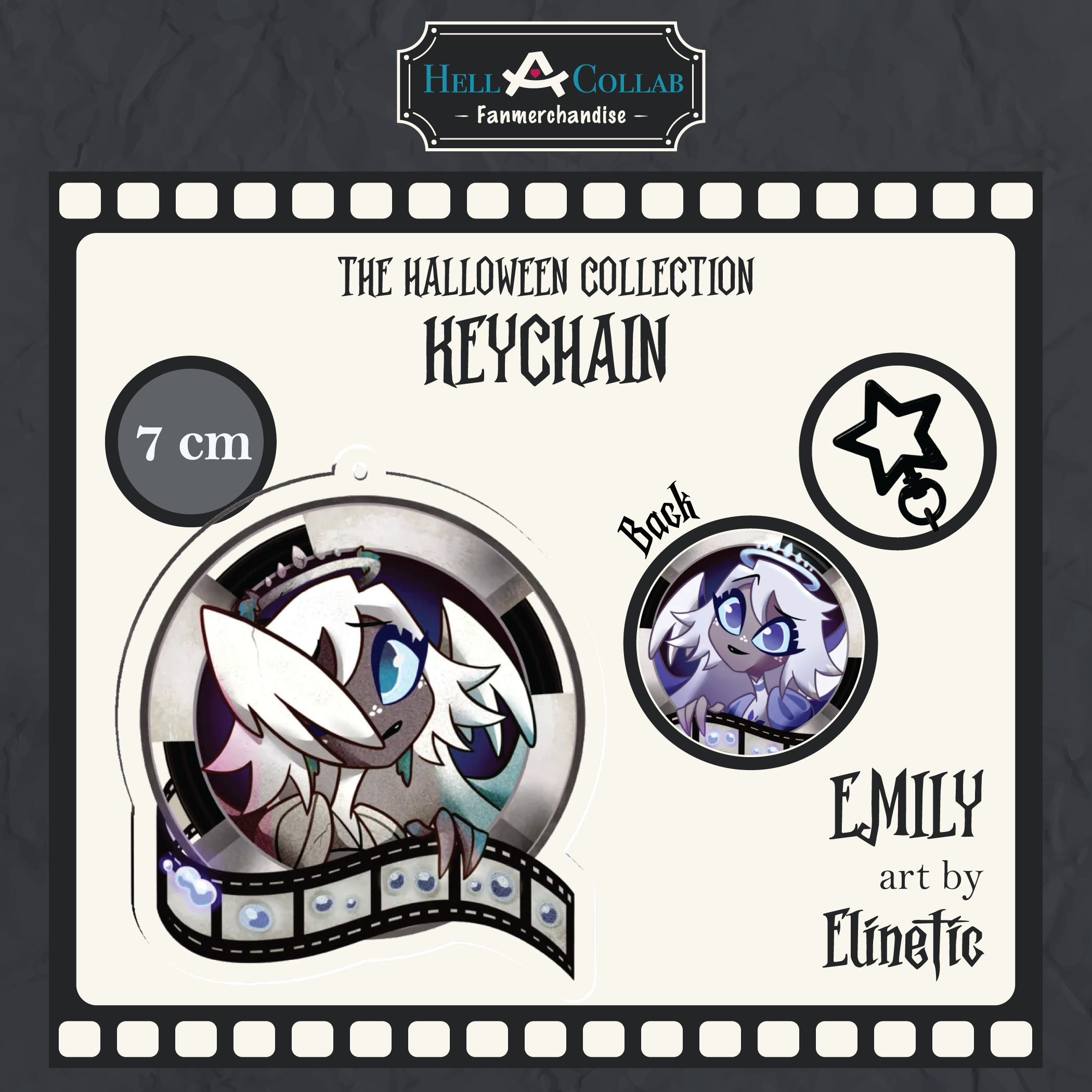 Emily - Keychain - Halloween Hell-a-collab