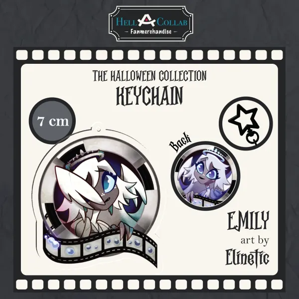 Emily - Keychain - Halloween Hell-a-collab