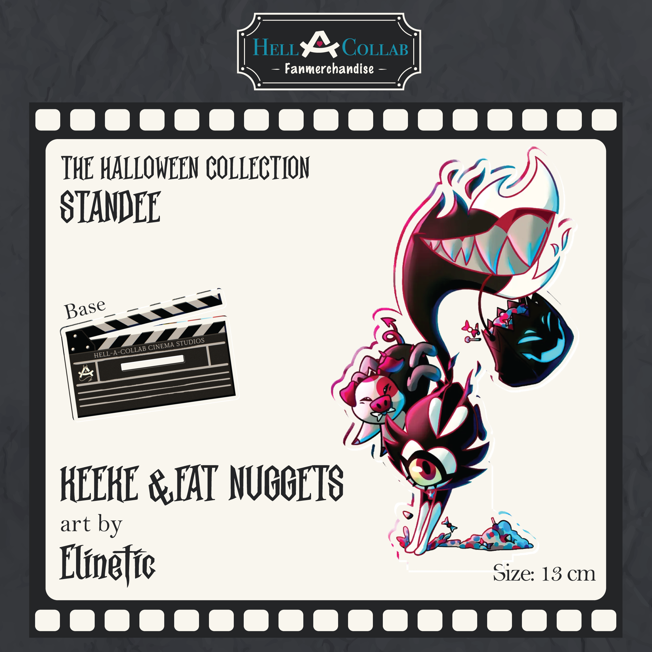 Keekee and Fat Nuggets - Standee- Halloween Hell-a-collab