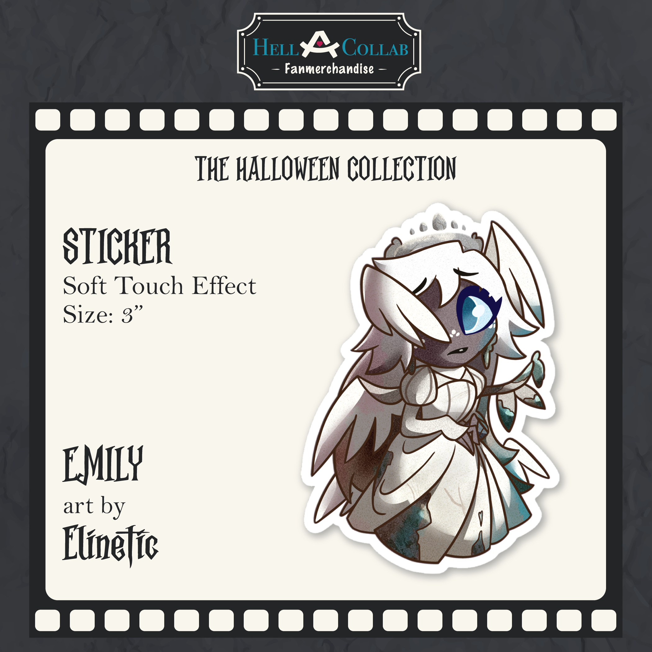 Emily - Sticker - Halloween Hell-a-collab