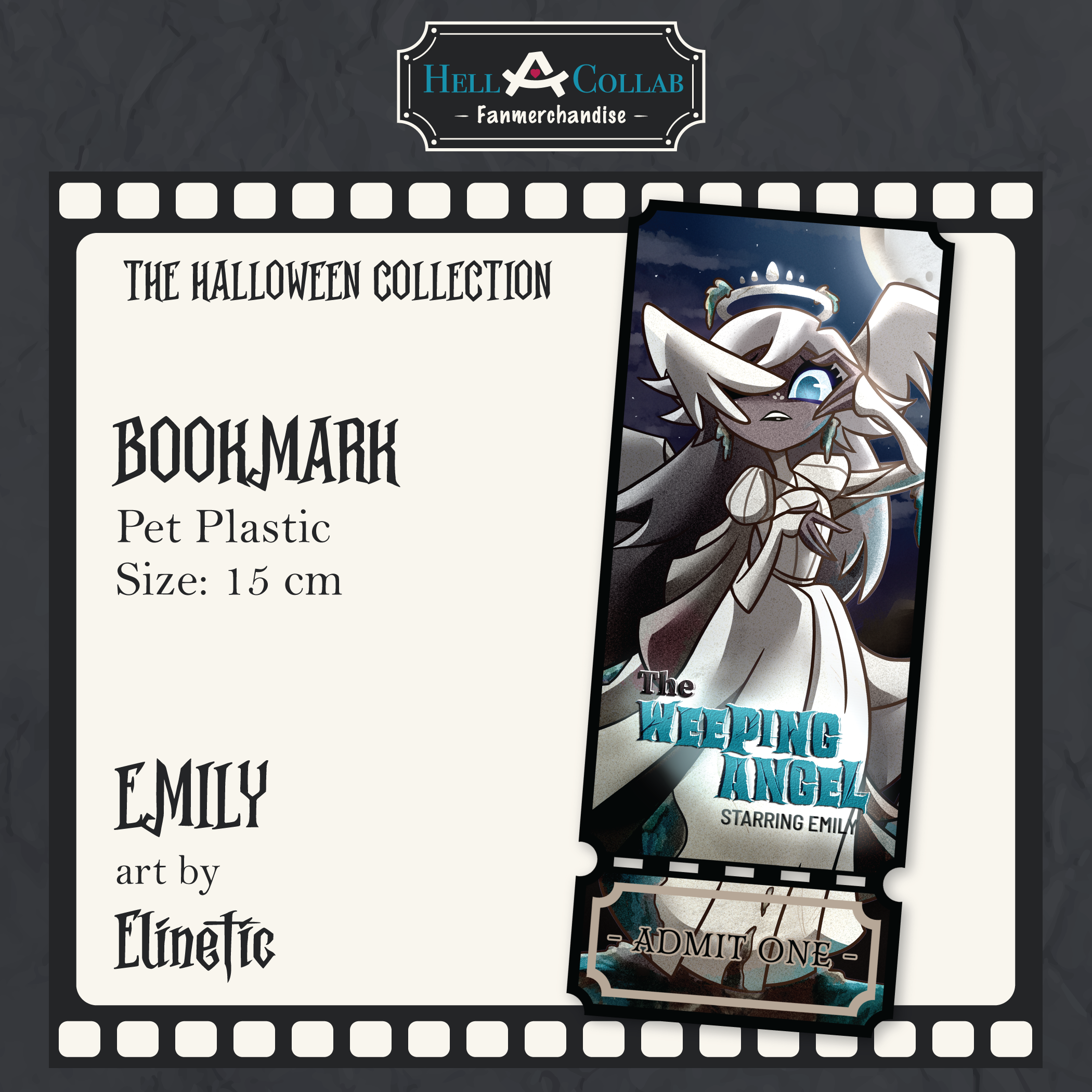 Emily - Bookmark - Halloween Hell-a-collab