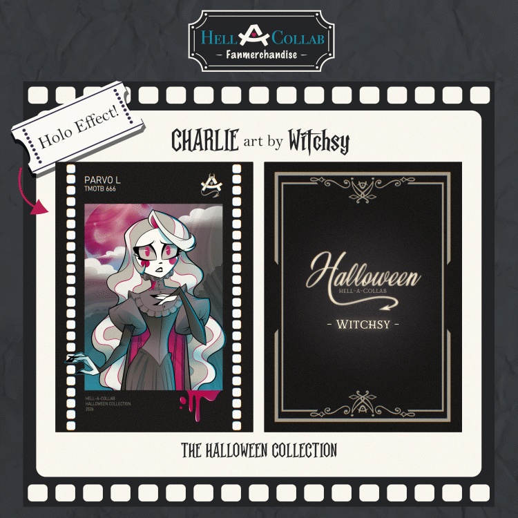 Charlie - Holographic Photocard - Hellacollab Halloween Collection