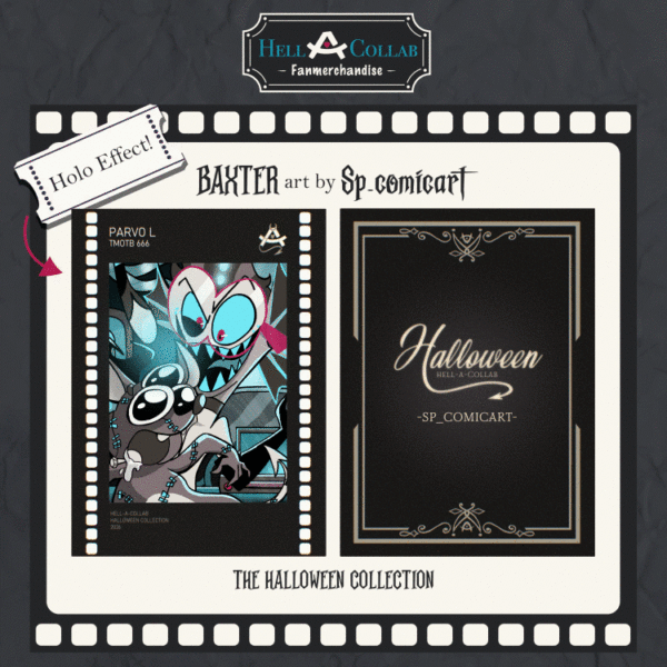 Baxter - Holographic Photocards - Hellacollab Halloween Collection