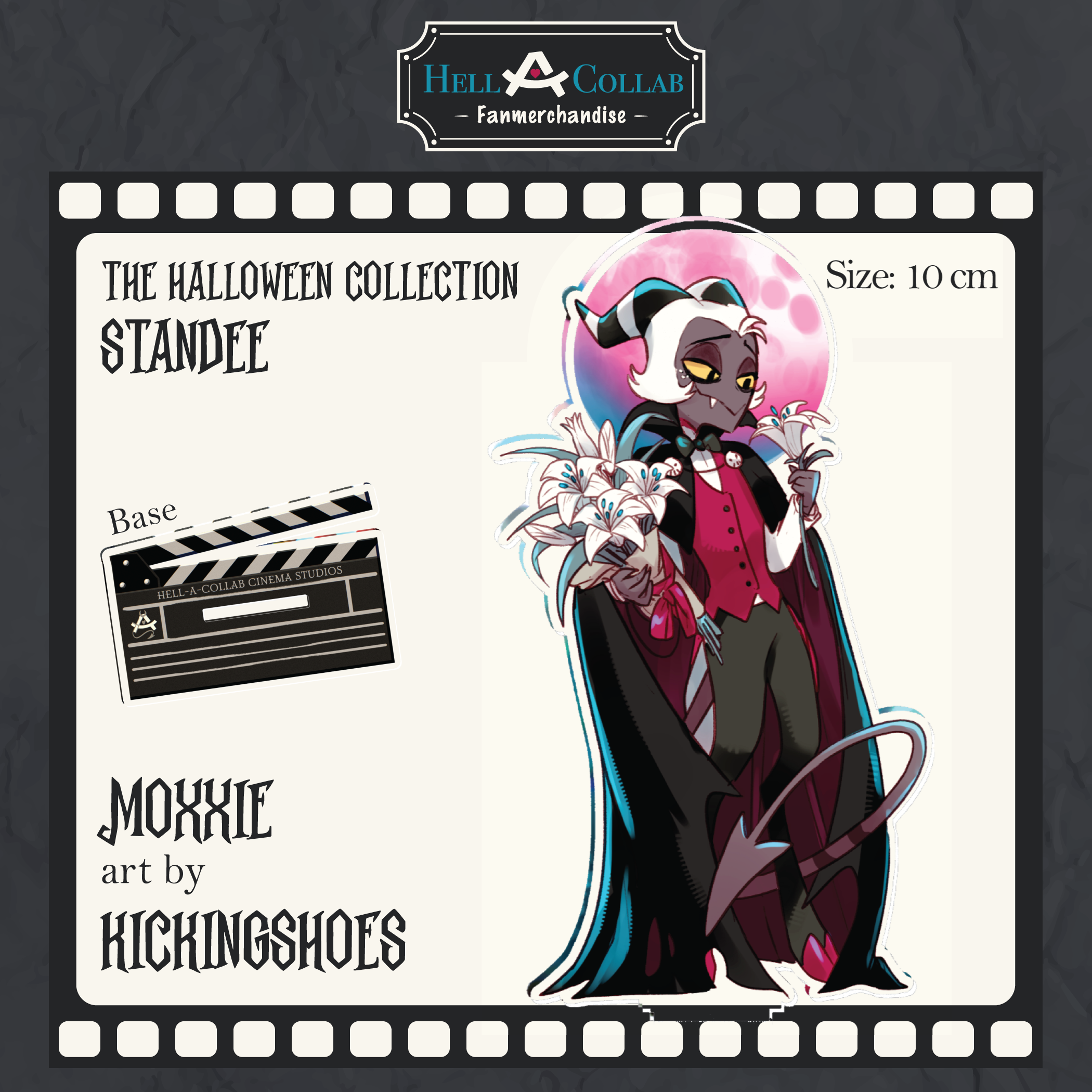 Moxxie Standee Halloween Hellacollab