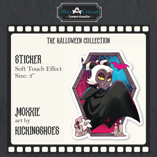 Moxxie Sticker Halloween Hellacollab