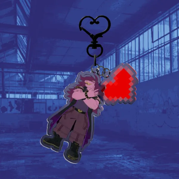 Susie Acrylic 2-Piece Keychain