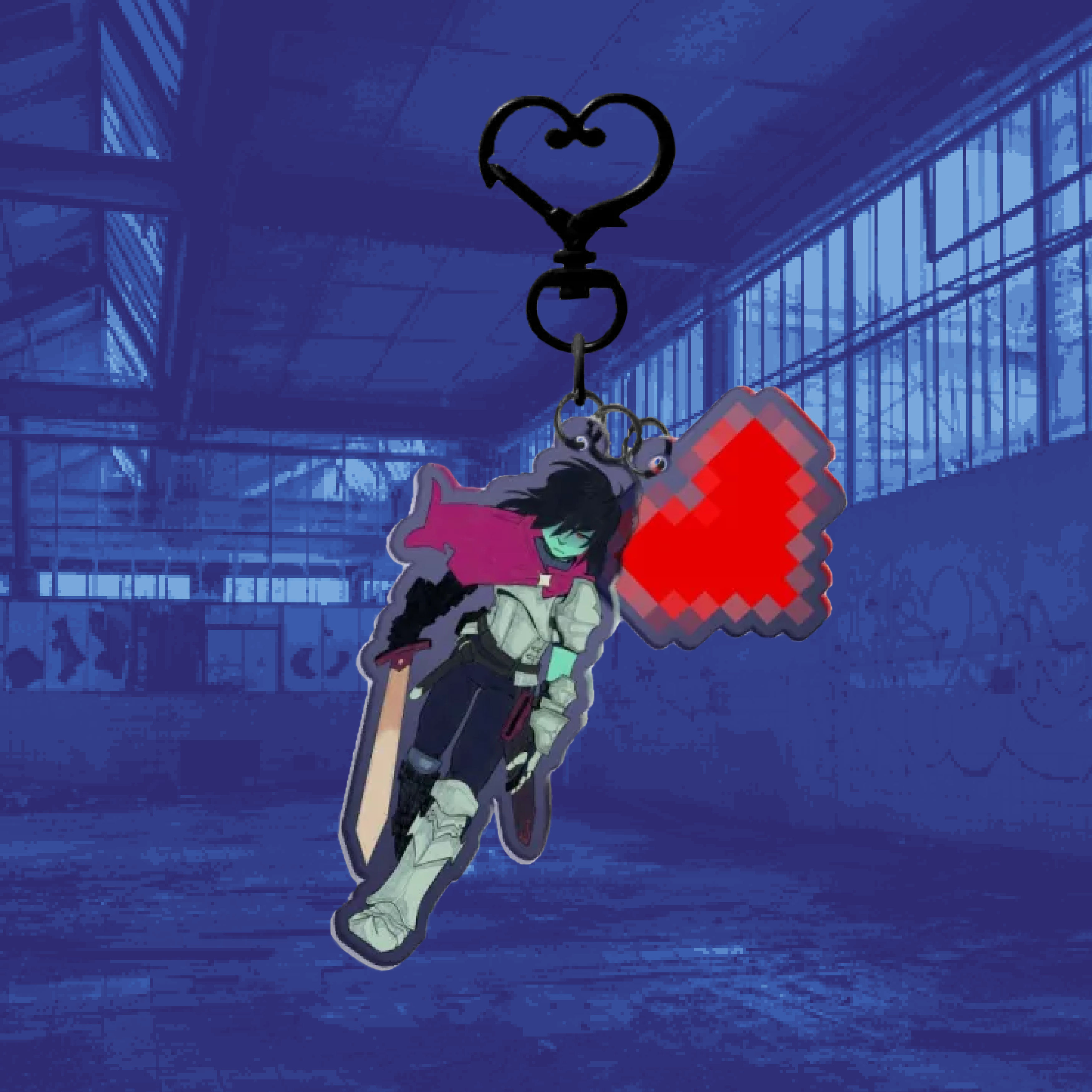 Kris Acrylic 2-Piece Keychain