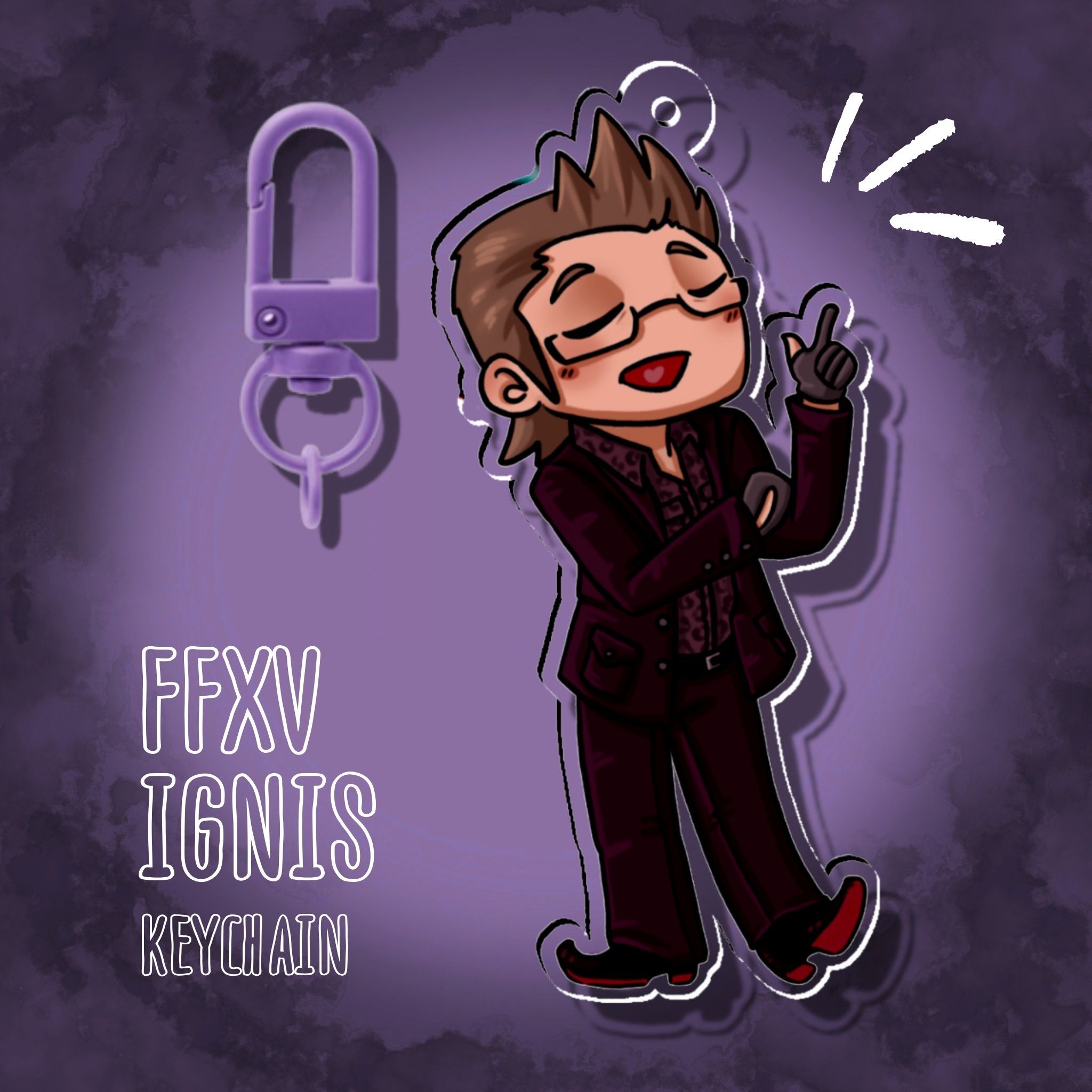 Ignis Keychain - Final Fantasy XV