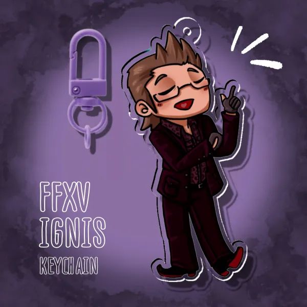 Ignis Keychain - Final Fantasy XV