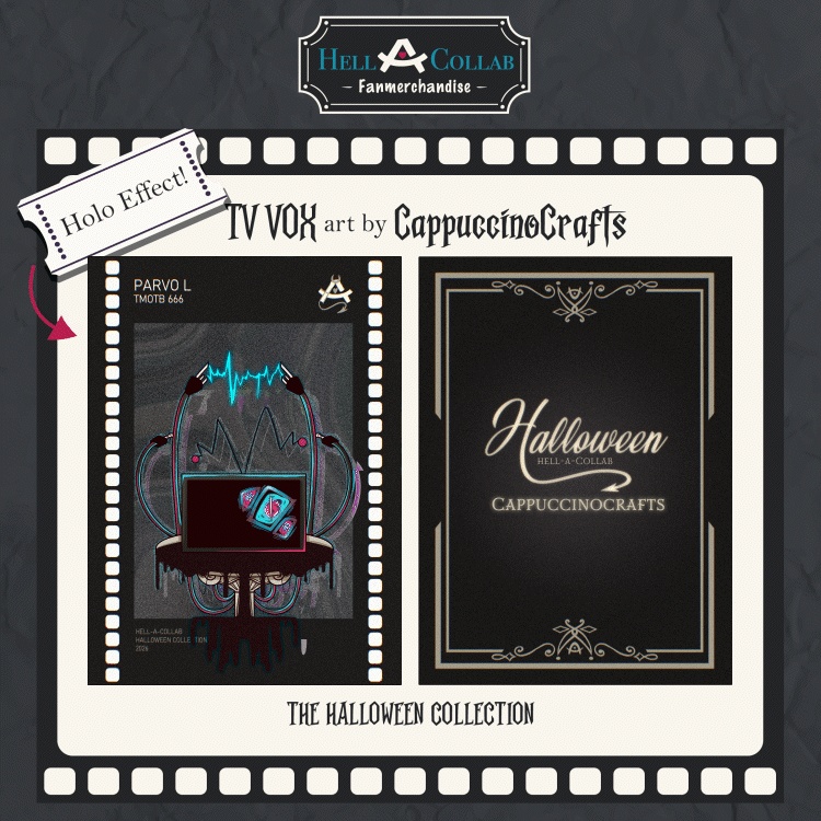TV Vox || Fancard || Hellacollab Halloween Collection