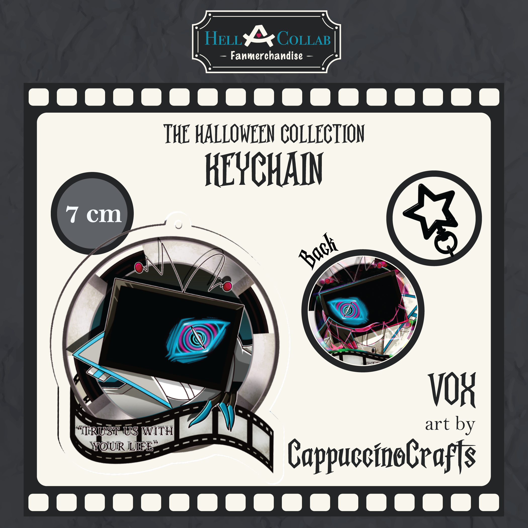 Vox || Keychain || Hellacollab Halloween Collection