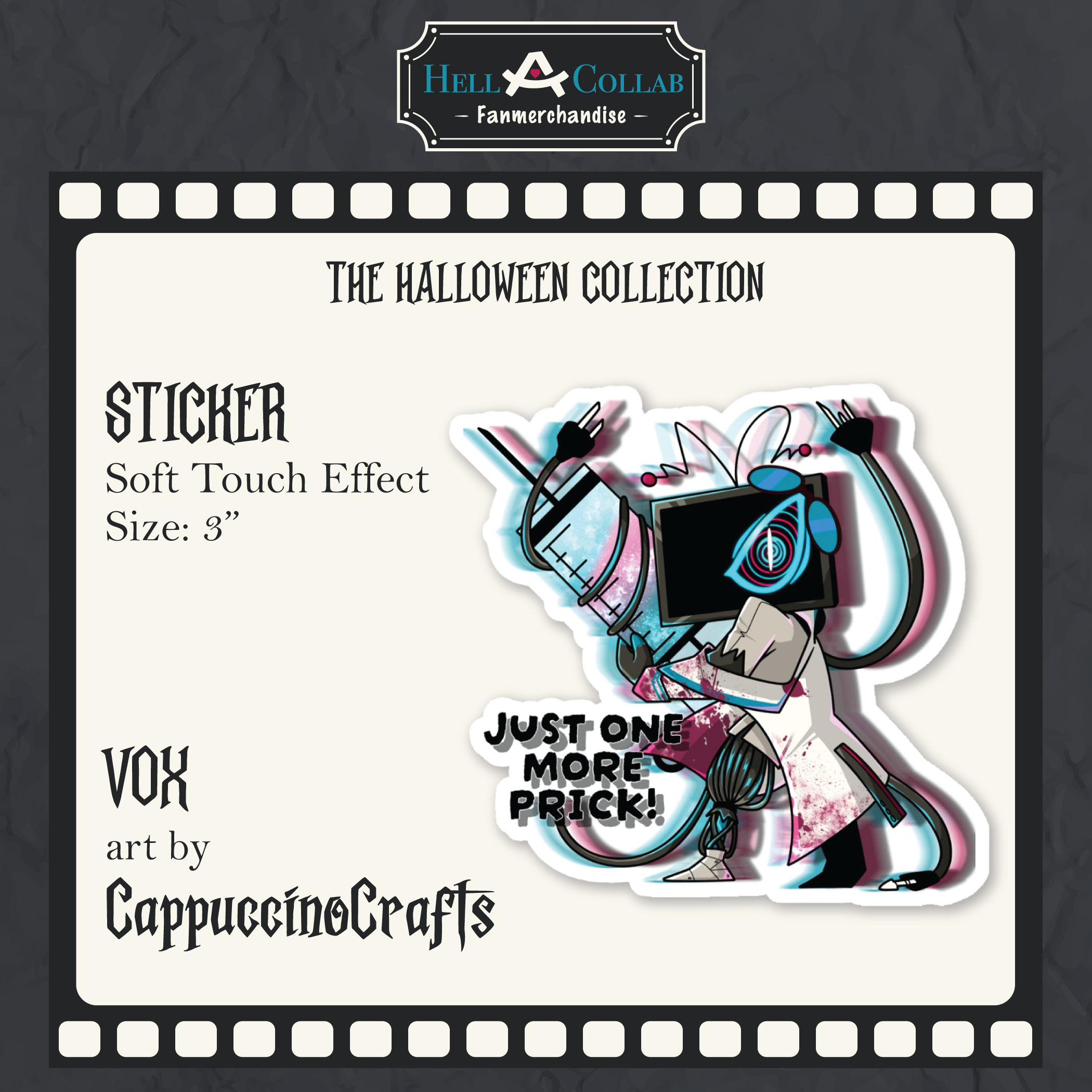 Vox || Sticker || Hellacollab Halloween Collection