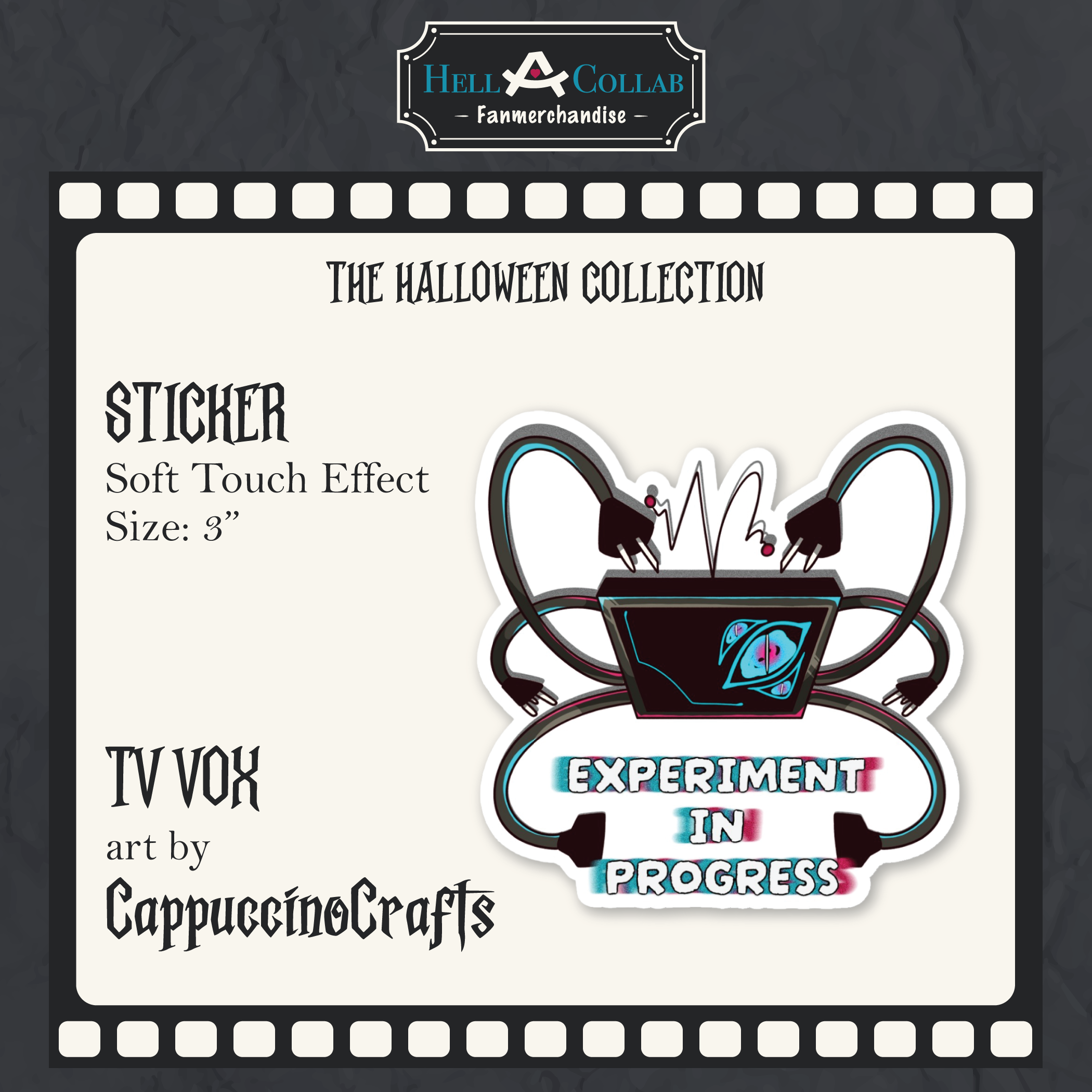 TV Vox || Sticker || Hellacollab Halloween Collection