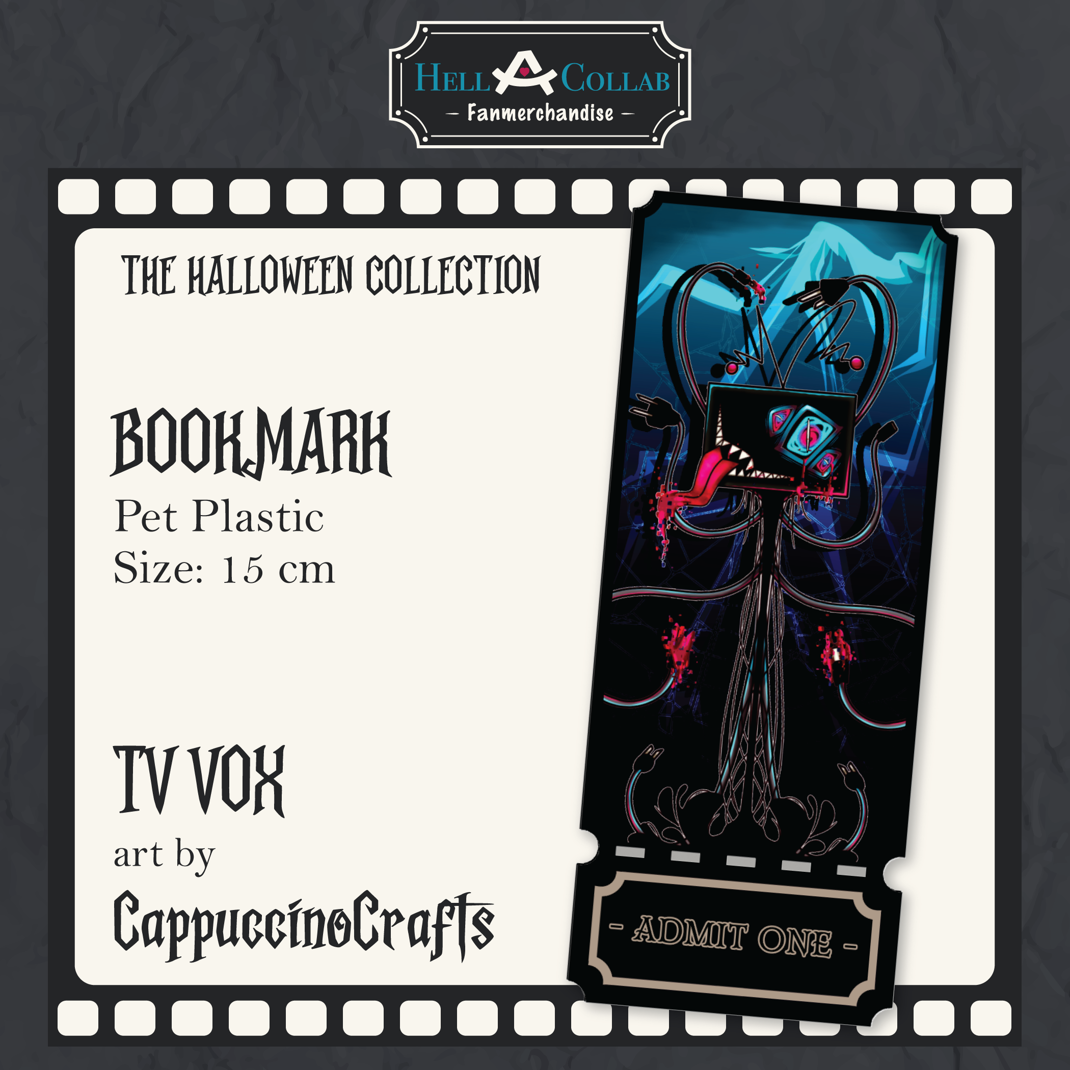 TV Vox || Bookmark || Hellacollab Halloween Collection