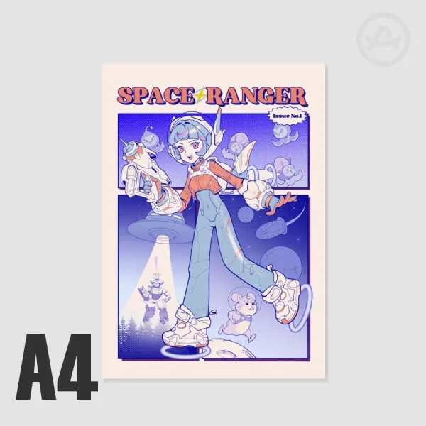 (A4) Juno the Space Ranger Poster