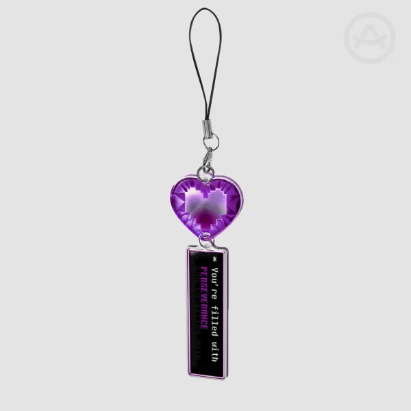 💜[*You are filled with PERSEVERENCE] Epoxy Acrylic Phone Charms