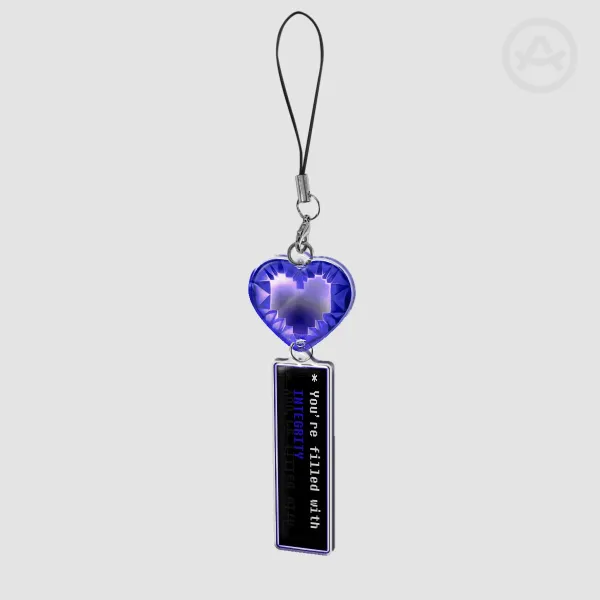 💙[*You are filled with INTEGRITY] Epoxy Acrylic Phone Charms