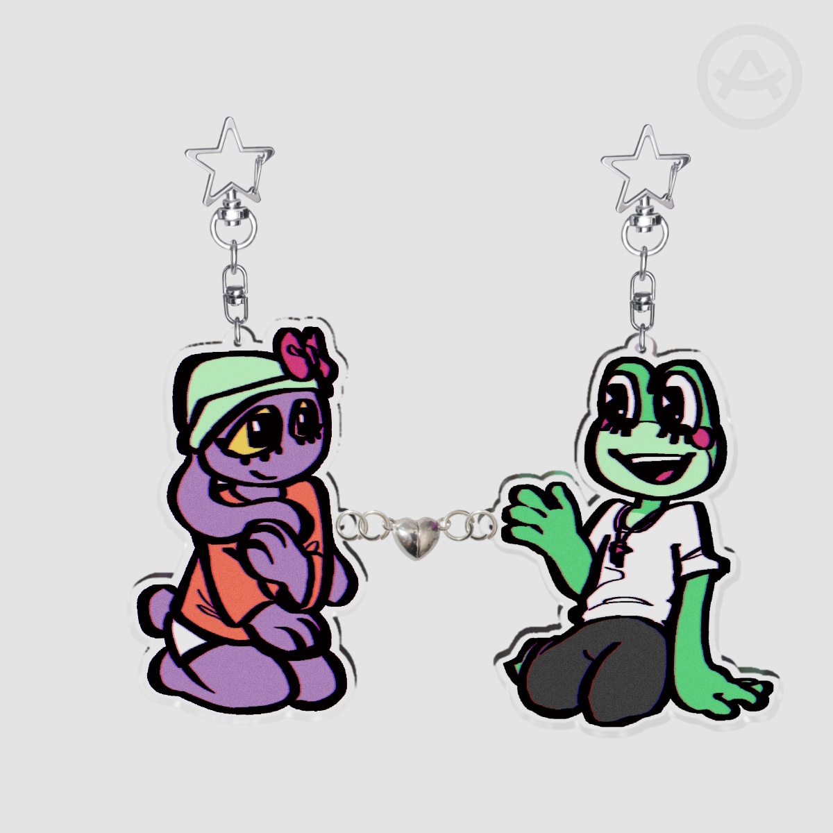 The Digital Opaque Magnet Keychains