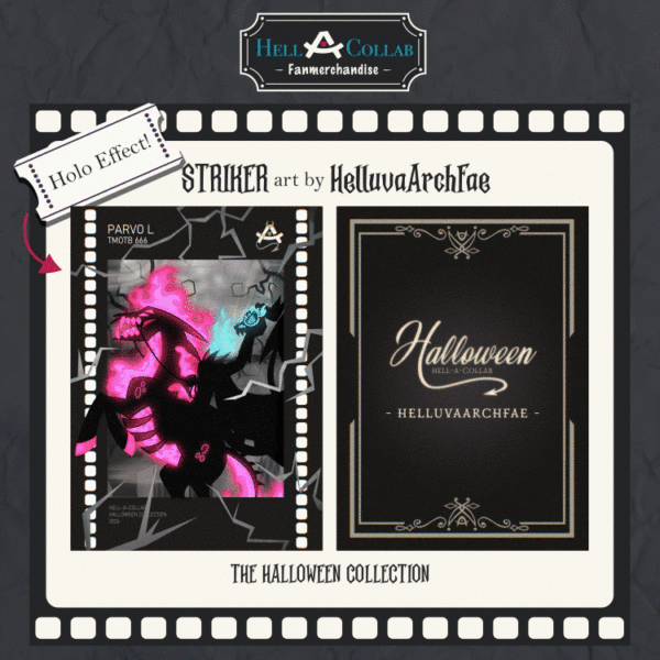 Striker - Holographic Photocard - Hellacollab Halloween Collection
