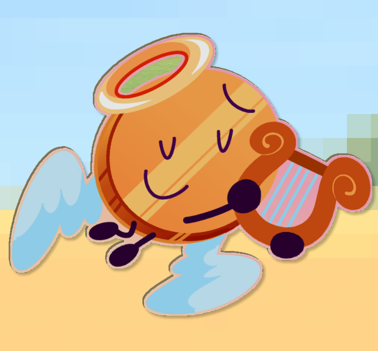 Angel Coiny Wood Pin
