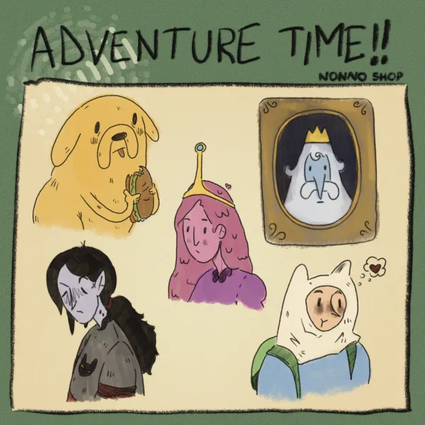 Adventure Time sticker set